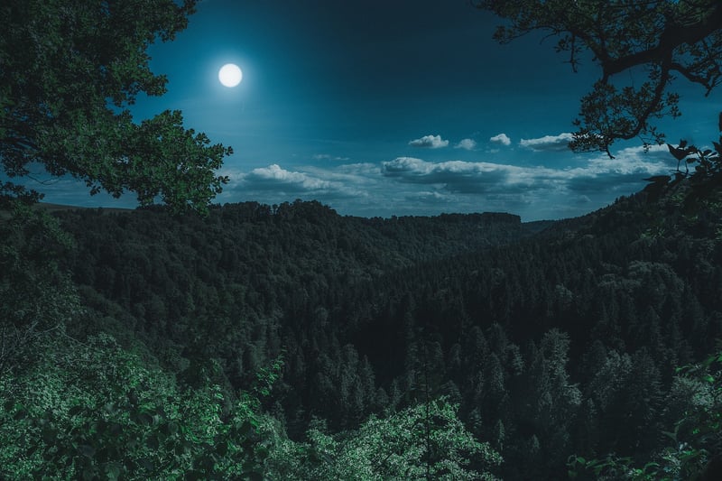 Full Moon Night Sky